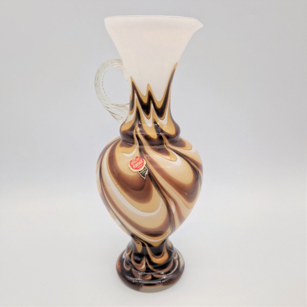 Murano glass vase with...