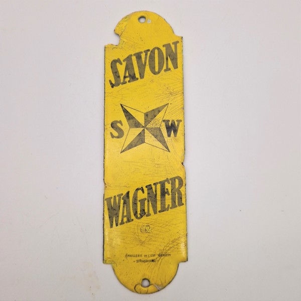 Enameled sign "Savon...