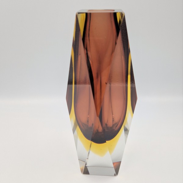 Murano glass vase Sommerso...