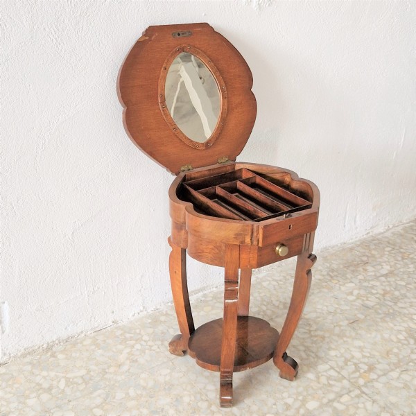 Antique sewing box with...